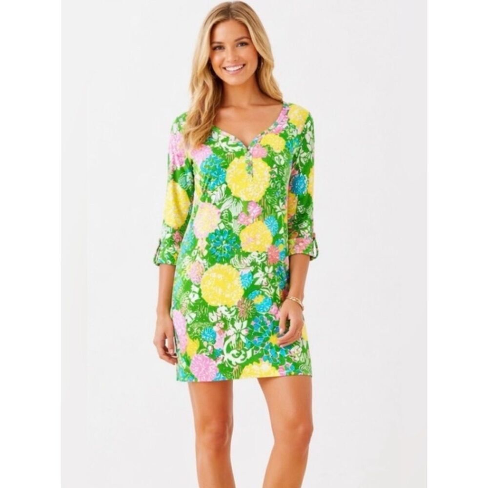 Lilly Pulitzer Palmetto Dress Hibiscus Stroll